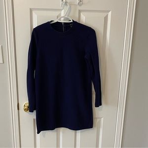Blue shift dress